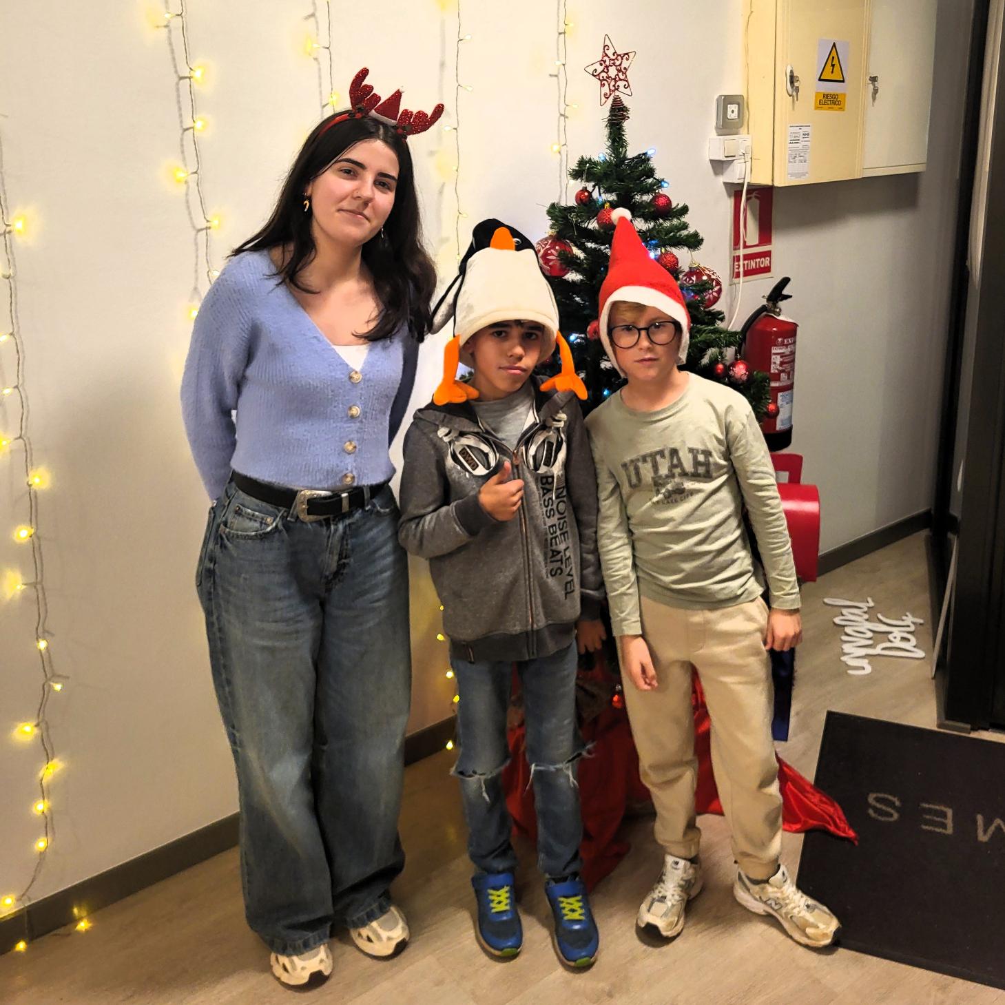 Actividad de Navidad en una clase de inglés de MT Idiomes Cerdanyola