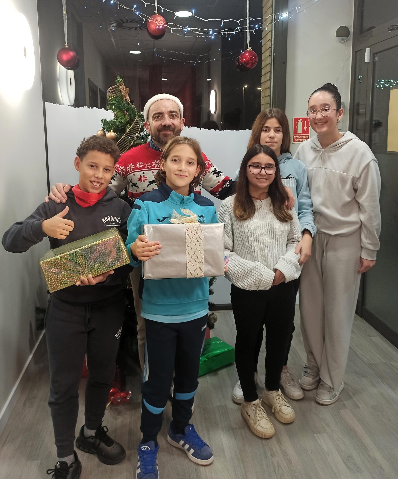 Actividad de Navidad en una clase de inglés de MT Idiomes