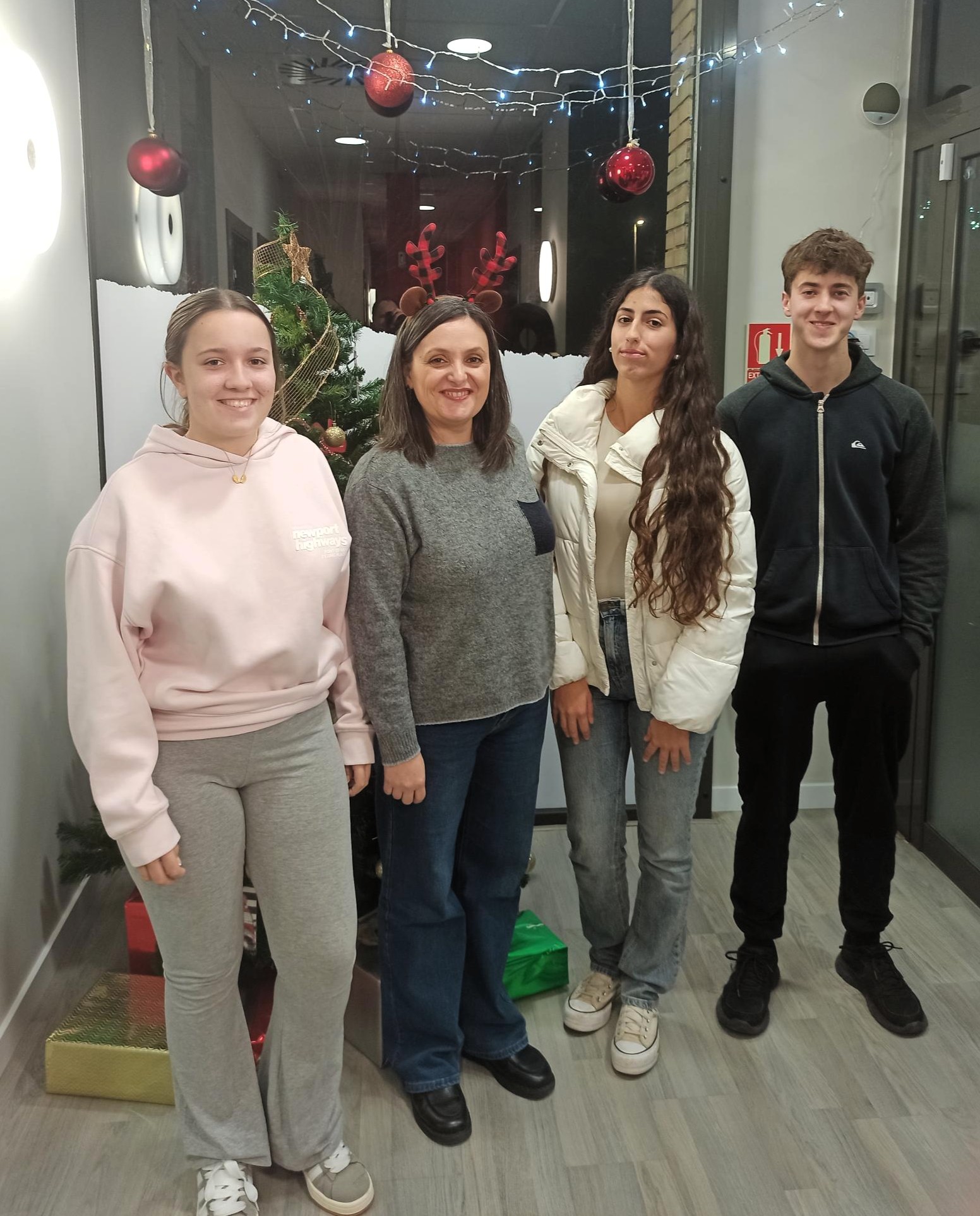 Actividad de Navidad en una clase de inglés de MT Idiomes